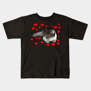 i love my cat Kids T-Shirt